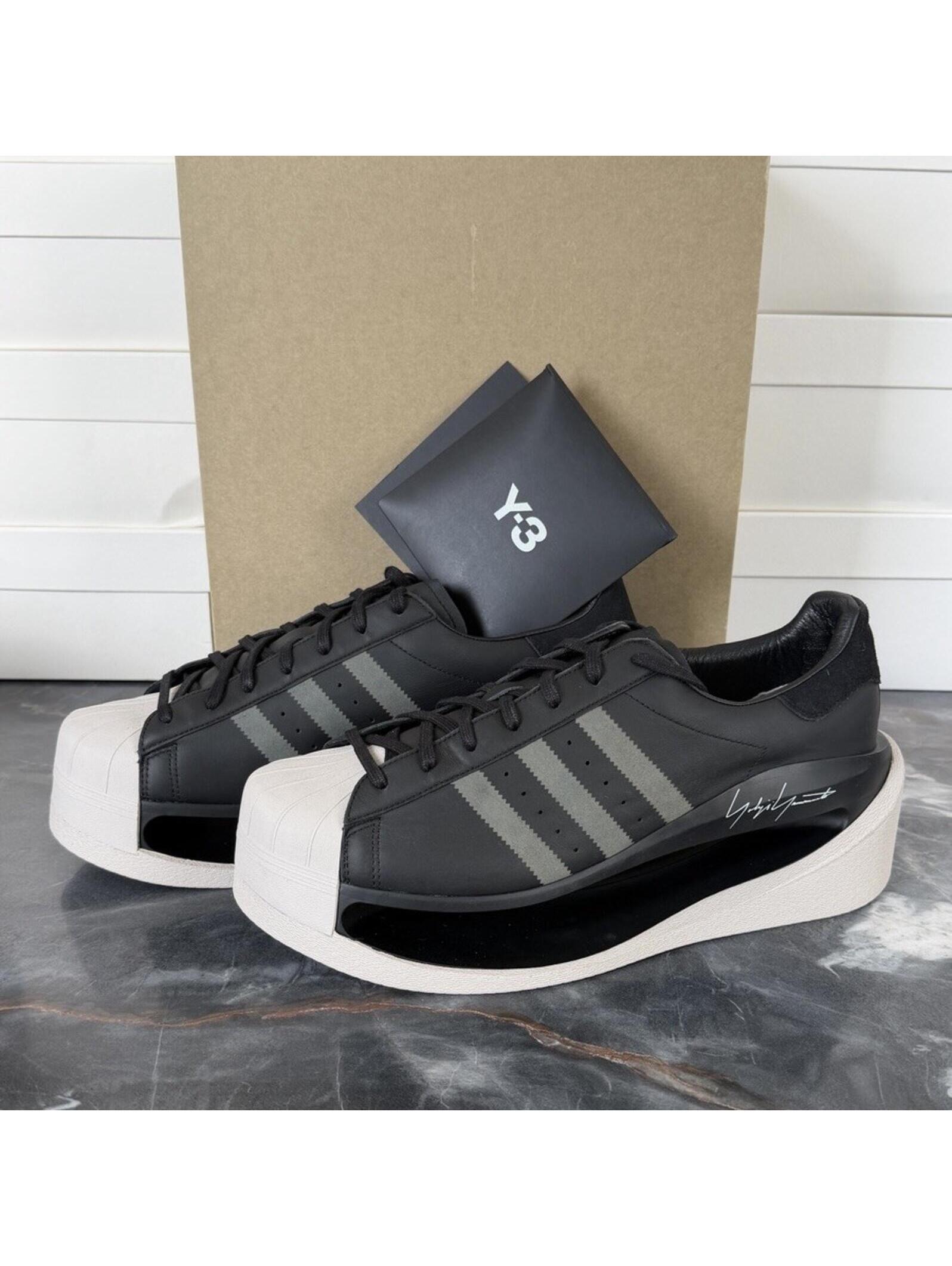 Nib Adidas Y-3 Gendo Superstar Black/Cinder 12.5 Mens Sneaker Shoe